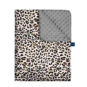 Leopard - Kocyk minky - dowolny rozmiar