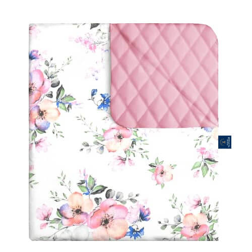 kwiaty narzuta dwustronna na lozko babymetka (2).jpg