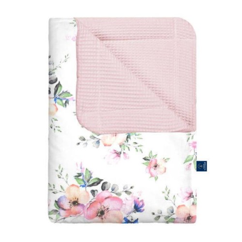 flowers kocyk wafel posciel-na-wymiar (4).jpg