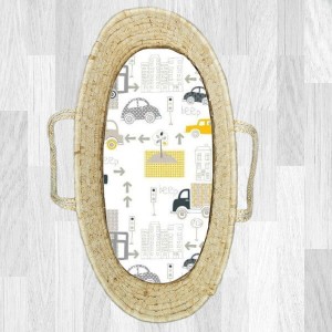 City - Prześcieradło bawełniane do gondoli / kosza Mojżesza