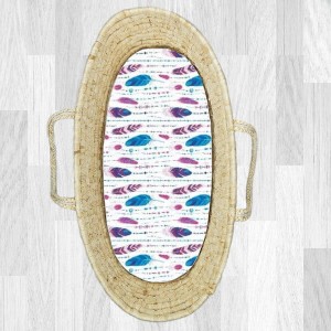 Feathers - Prześcieradło bawełniane do gondoli / kosza Mojżesza