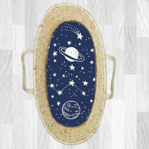 Galaxy - Prześcieradło bawełniane do gondoli / kosza Mojżesza