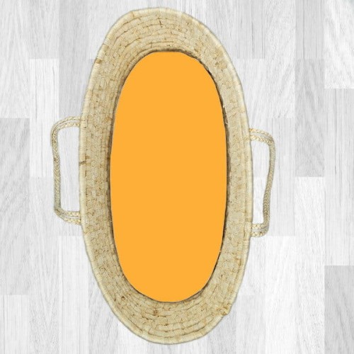 mustard prześcieradło do gondoli kosza mojżesza.jpg