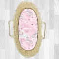 unicorn pink prześcieradło do gondoli kosza mojżesza.jpg