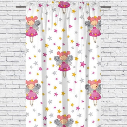 fairies zasłona dekoracyjna bawelniana poscielnawymiar.jpg