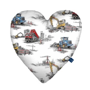 Digger - Poduszka dekoracyjna serce 48x48 cm