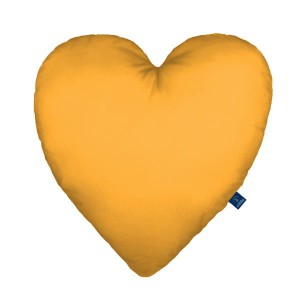 Mustard - Poduszka dekoracyjna serce 48x48 cm