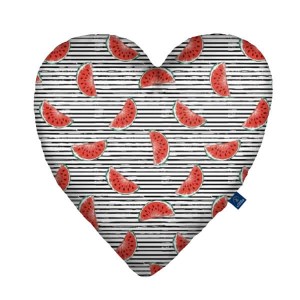 Watermelons - Poduszka dekoracyjna serce 48x48 cm