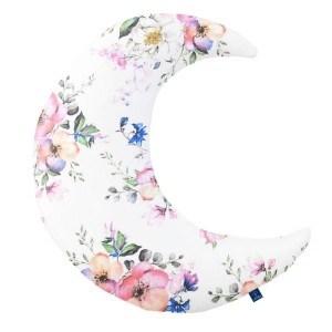 Flowers - Poduszka dekoracyjna księżyc 45x45 cm