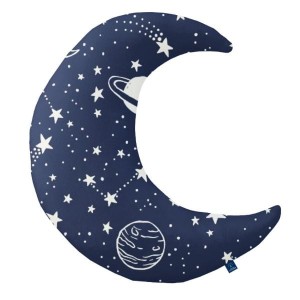 Galaxy - Poduszka dekoracyjna księżyc 45x45 cm