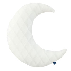 Velvet Ecru - Poduszka dekoracyjna księżyc 45x45 cm