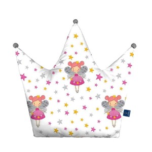 Fairies - Poduszka dekoracyjna korona 48x42 cm