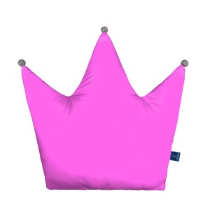 Fuchsia - Poduszka dekoracyjna korona 48x42 cm