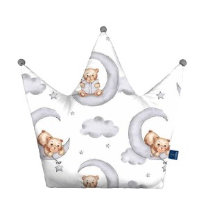 Teddy - Poduszka dekoracyjna korona 48x42 cm