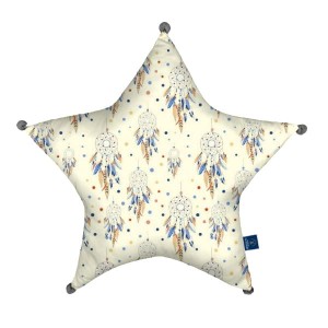 Boho - Poduszka dekoracyjna gwiazda 45x45 cm
