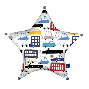 Cars - Poduszka dekoracyjna gwiazda 45x45 cm