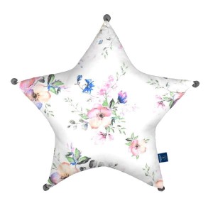 Flowers - Poduszka dekoracyjna gwiazda 45x45 cm