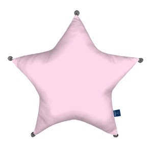 Powder pink - Poduszka dekoracyjna gwiazda 45x45 cm