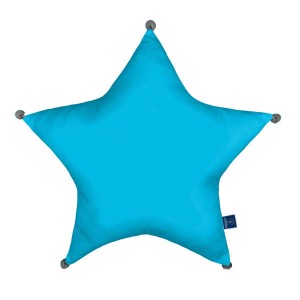 Turquoise - Poduszka dekoracyjna gwiazda 45x45 cm