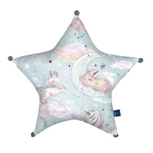 Unicorn - Poduszka dekoracyjna gwiazda 45x45 cm