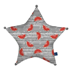 Watermelons - Poduszka dekoracyjna gwiazda 45x45 cm