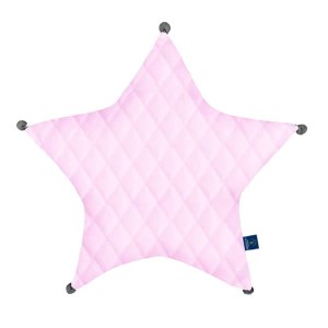 Velvet Powder pink - Poduszka dekoracyjna gwiazda 45x45 cm
