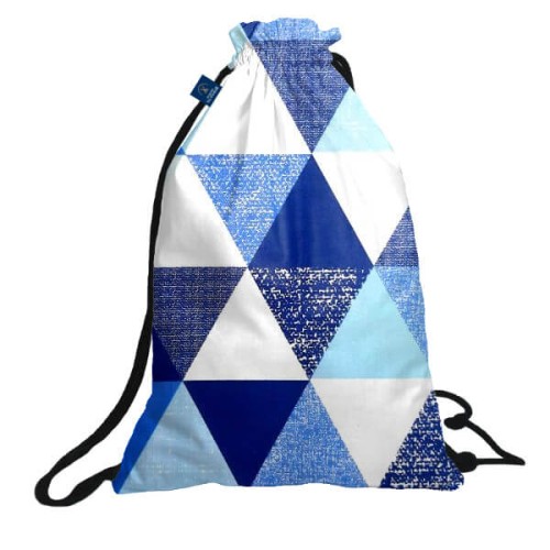 azure triangles worko plecak bawełniany.jpg