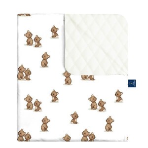 Bears - Kocyk velvet - dowolny rozmiar