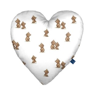 Bears - Poduszka dekoracyjna serce 48x48 cm