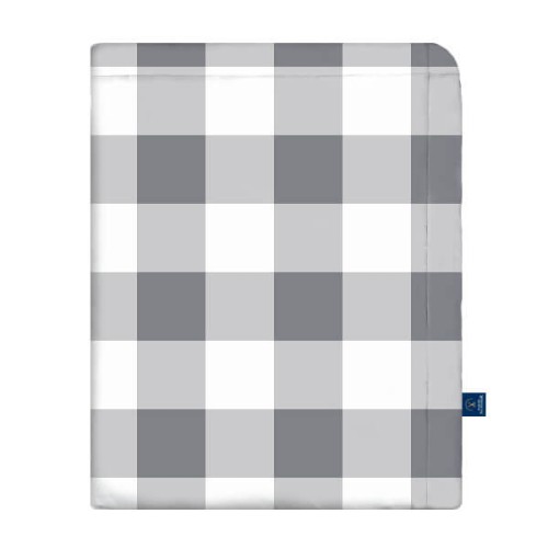Grid Grey narzuta na łóżko.jpg