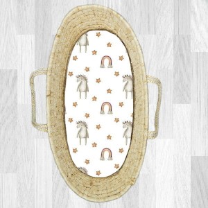 Ponies - Prześcieradło bawełniane do gondoli / kosza Mojżesza