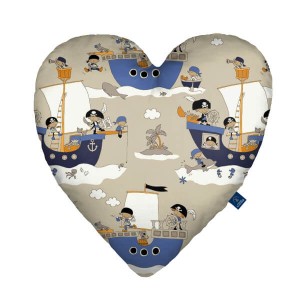 Pirates - Poduszka dekoracyjna serce 48x48 cm