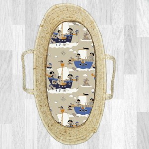 Pirates - Prześcieradło bawełniane do gondoli / kosza Mojżesza