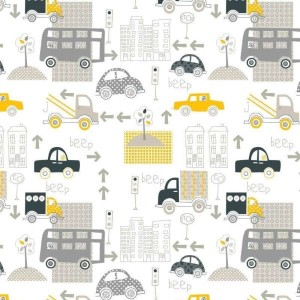 City - Prześcieradło bez gumki - dowolny rozmiar