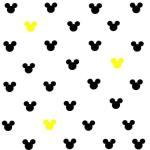 Mickey mouse - Prześcieradło bez gumki - dowolny rozmiar