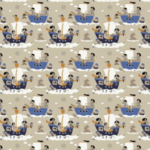 Pirates - Prześcieradło bez gumki - dowolny rozmiar