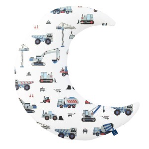 Trucks - Poduszka dekoracyjna księżyc 45x45 cm