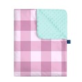 pink grid kocyk minky 4.jpg