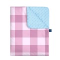 pink grid kocyk minky 5.jpg
