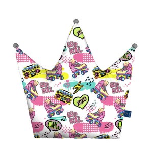 Roller skates - Poduszka dekoracyjna korona 48x42 cm