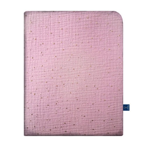 sephia rose gold dots poszewka na kołdrę.jpg