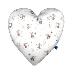 Mice - Poduszka dekoracyjna serce 48x48 cm