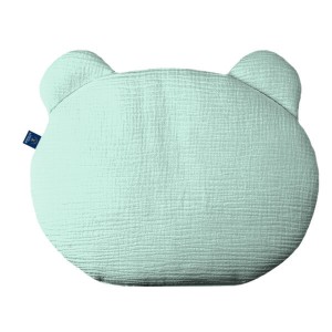 Muślin Mint - poduszka MIŚ z muślinu