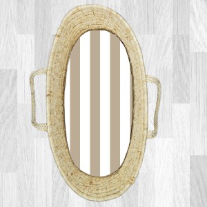 Belts beige - Prześcieradło bawełniane do gondoli / kosza Mojżesza