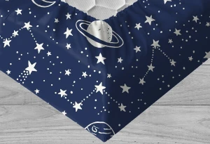 Galaxy - Prześcieradło bawełniane z gumką