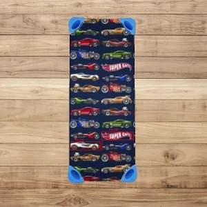Super cars - Prześcieradło na leżak do przedszkola