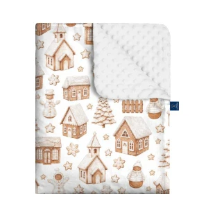Gingerbread - Kocyk minky - dowolny rozmiar