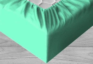 Mint - Prześcieradło bawełniane z gumką